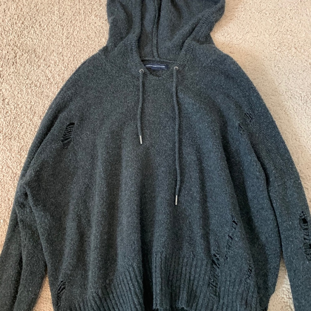 Rustic Holed Hoodie